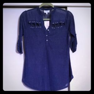 Siren Lily sheer blouse